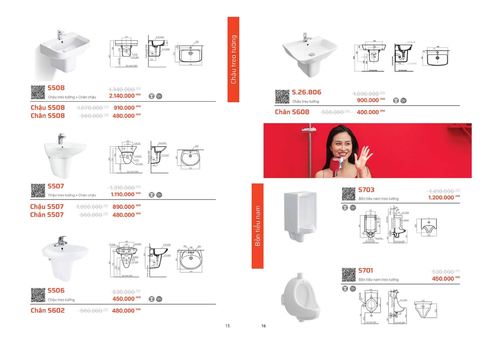 Bảng giá và Catalogue Thiết bị vệ sinh SANFI mới nhất 2024 /Page 